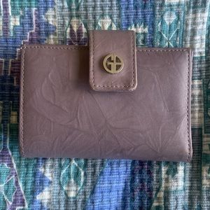 Lavender Leather Bifold as New